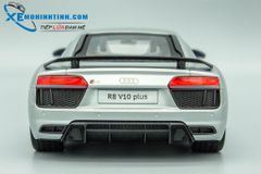 XE MÔ HÌNH AUDI R8 V10 PLUS 1:18 MAISTO (BẠC)