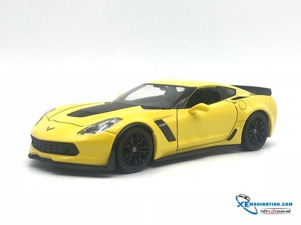 Chevrolet Corvette Z06 2017 1:24 Welly ( Vàng )