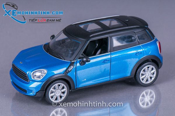 Xe Mô Hình Mini Cooper S 1:24 Mz (Xanh)