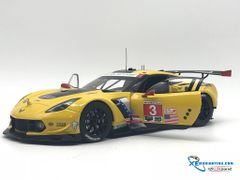 1/18 CHEVROLET CORVETTE C7.R LIME ROCK 2016 2ND PLACE #3