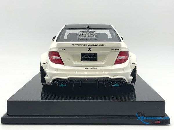 MERCEDES-BENZ C63 LIBERTY WALK TRẮNG - ĐẾ CARBON