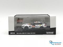 Xe mô hình Mercedes - AMG GT4 Dubai 24H 2018 1/64 Tarmac Works ( Trắng )