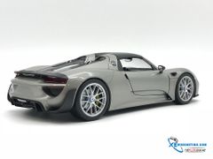 Porsche 918 Spyder mui cứng Welly 1:18 (Xám)