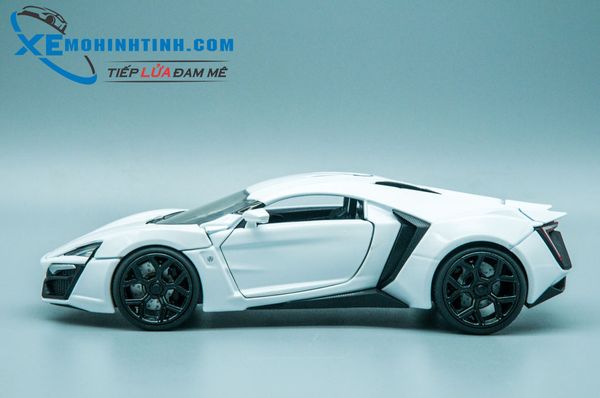 Xe Mô Hình Lykan Hypersport 1:24 Jada Toys (Trắng)