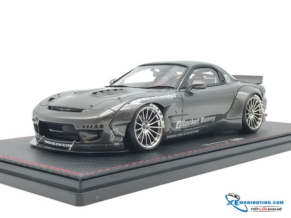 IGNITION MODEL 1:18 ROCKET BUNNY RX-7 (GUN METALLIC)