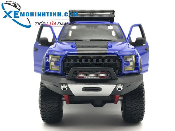 XE MÔ HÌNH DESIGN OFF-ROAD KINGS 2017 FORD F-150 RAPTOR 1:24 MAISTO (XANH DƯƠNG)