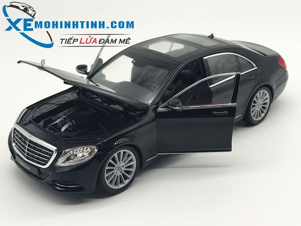 Xe Mô Hình Mercedes-Benz S500 1:24 Welly (Đen)