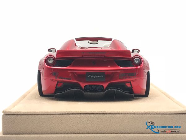 Ferrari 458 LB Roadster Liberty Walk 1:18 (Đỏ)