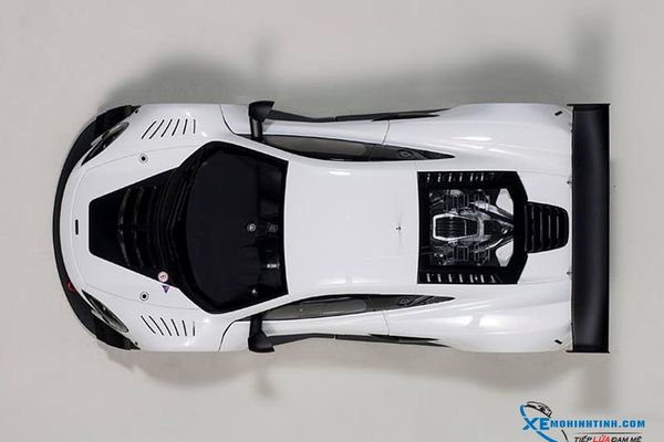 XE MÔ HÌNH McLAREN 650S GT3 (WHITE/BLACK ACCENTS) 1/18 AUTOART