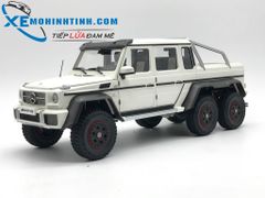 Xe Mô Hình Mercedes Benz G63 6X6 Amg 1:18 Autoart (Trắng)