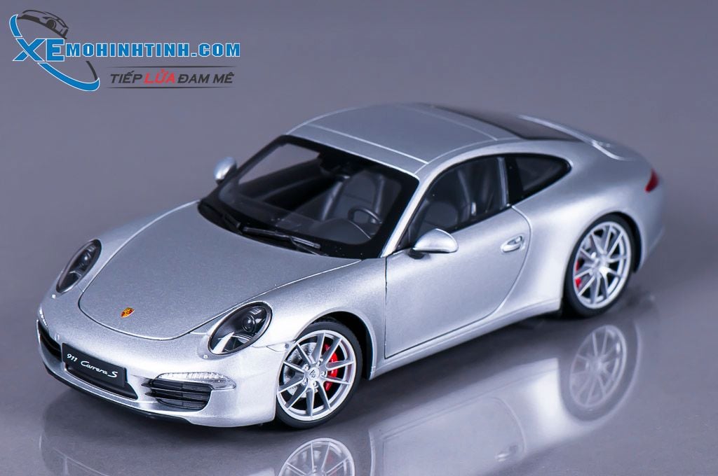 Xe Mô Hình Porsche 911 Carrera S 1:18 Welly (Bạc) – Shop Xe Mô Hình Tĩnh