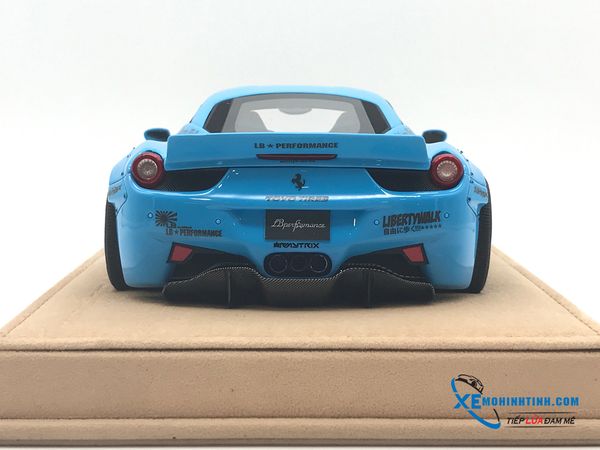 Ferrari 458 Liberty Walk 1:18 (Xanh)