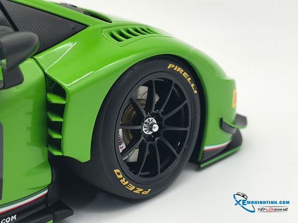 81529 MH 1:18 LAMBORGHINI HURACAN GT3 (VERDE MANTIS 4-LAYER/GREEN PEARL/#63)