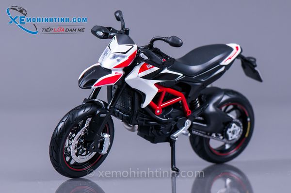 Xe Mô Hình Ducati Hypermotard Sp 2013 1:12 (Trắng)