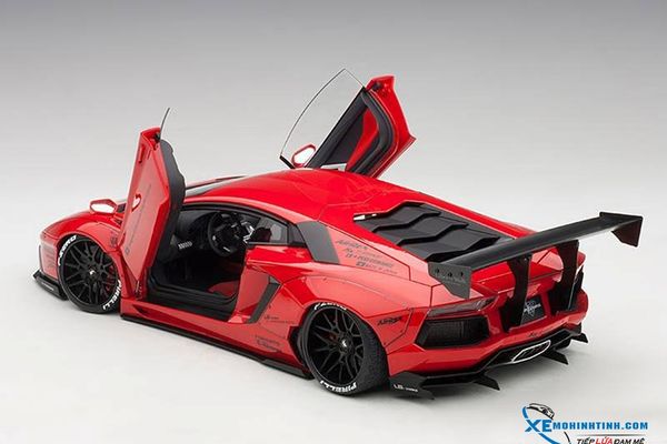 XE MÔ HÌNH LIBERTY WALK LB-WORKS LAMBORGHINI AVENTADOR (RED) 1/18 AUTOART