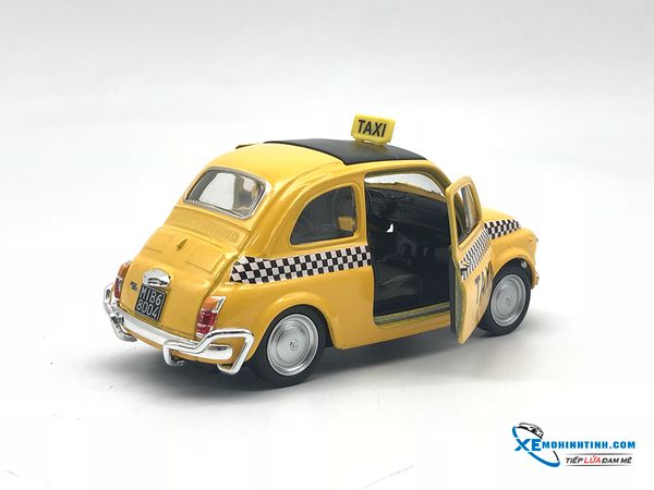 43606TICW MH WELLY FIAT NUOVA 500 1:36 (VÀNG TAXI)