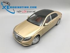 Xe Mô Hình Mercedes-Benz Maybach S-Klasse S600 1:18 Autoart (Vàng)