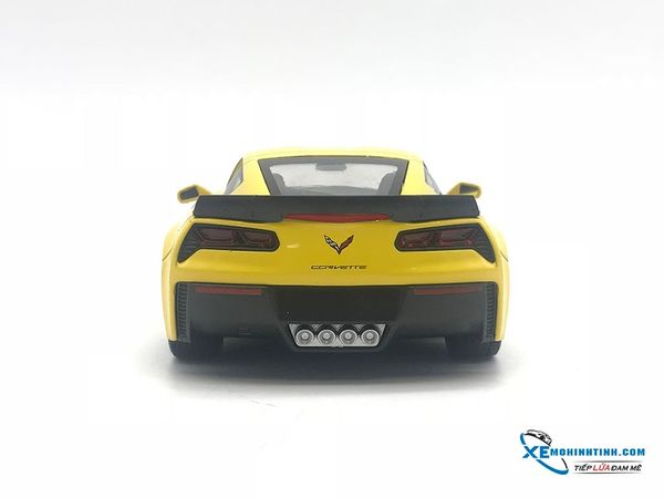 Chevrolet Corvette Z06 2017 1:24 Welly ( Vàng )