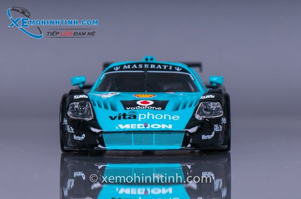 XE MÔ HÌNH MASERATI MC12 1:24 BBURAGO (XANH)