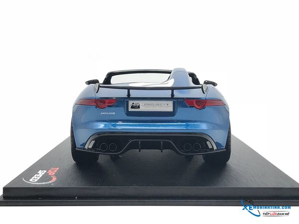 TS0035 MH TOPSPEED 1:18 JAGUAR F-TYPE PROJECT 7 CONCEPT ECURIE BLUE