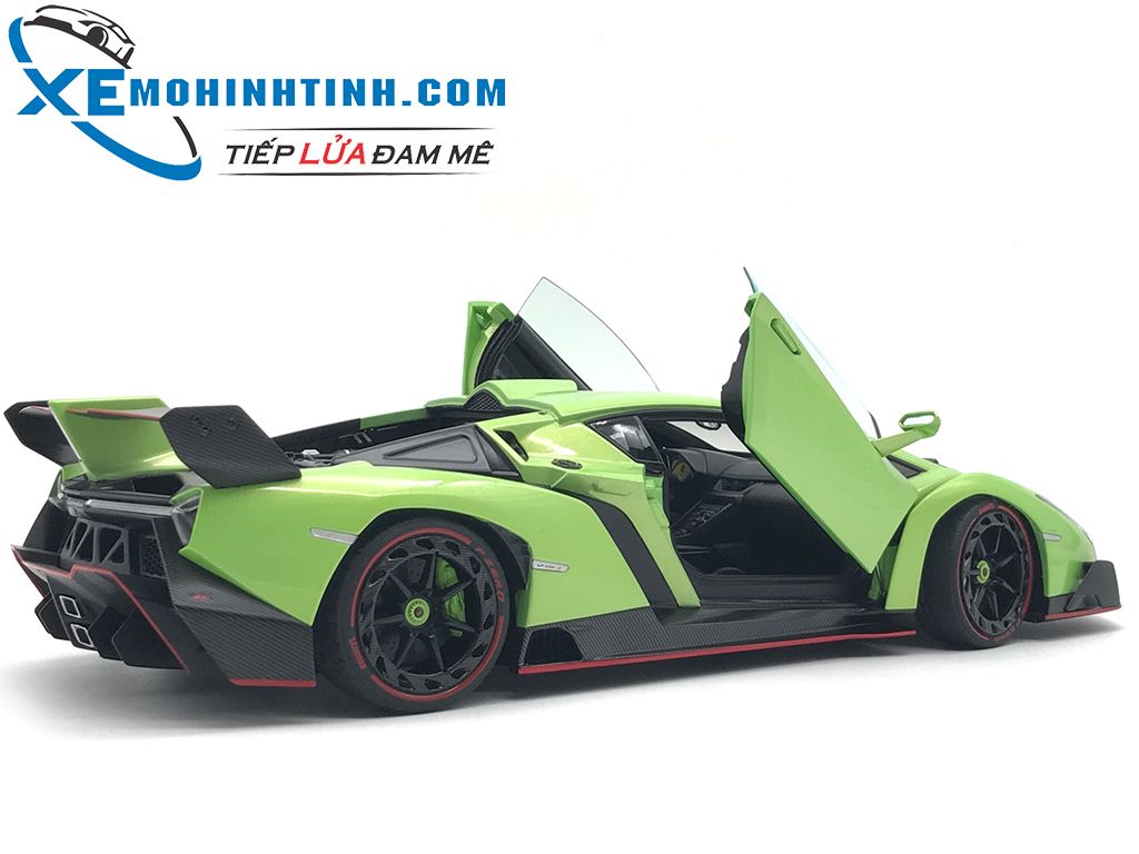 Xe Mô Hình Lamborghini Veneno 1:18 Autoart (Xanh Lá) – Shop Xe Mô Hình Tĩnh