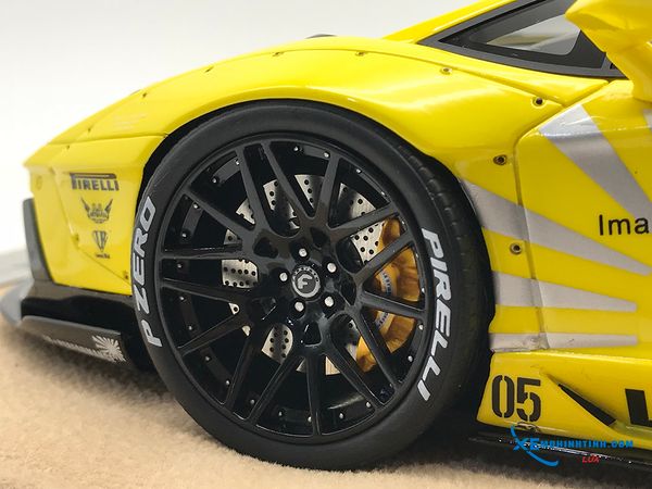 LB1864(Y-D) MH LB WALKS LAMBORGHINI AVENTADOR LP700-4 (YELLOW-DA)