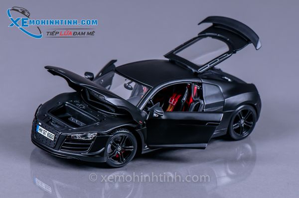 Xe Mô Hình Audi R8 Gt 1:18 Maisto (Đen Mờ)