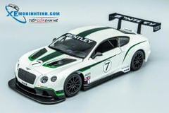 Xe Mô Hình Bentley Continental Gt3 1:24 Bburago (Trắng)