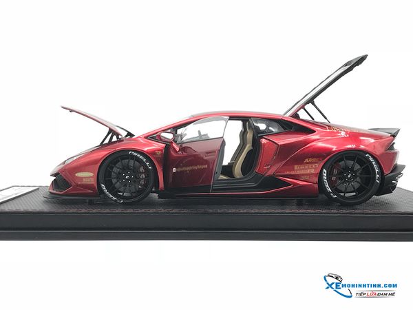 XE MÔ HÌNH LAMBORGHINI HURACAN LB 1:18 ACM (ĐỎ)