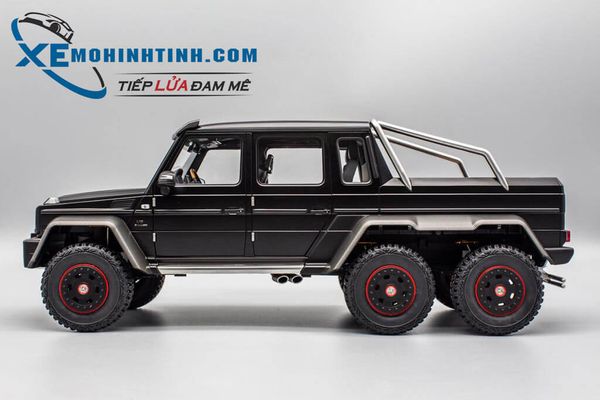 XE MÔ HÌNH MERCEDES BENZ G63 6×6 AMG 1:18 AUTOART (ĐEN)