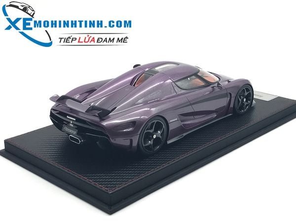 XE MÔ HÌNH KOENIGSEGG REGERA 1:18 FRONTIART (TÍM)