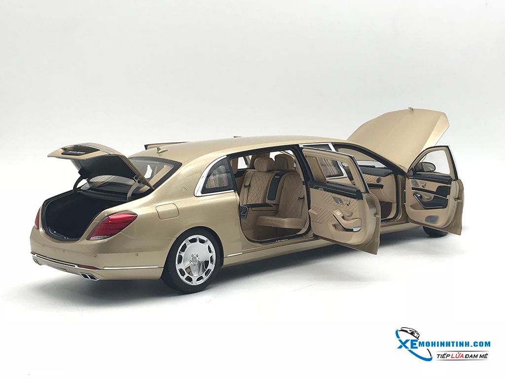 Mercedes-Benz S600 PullMan Autoart 1:18 (Vàng) – Shop Xe Mô