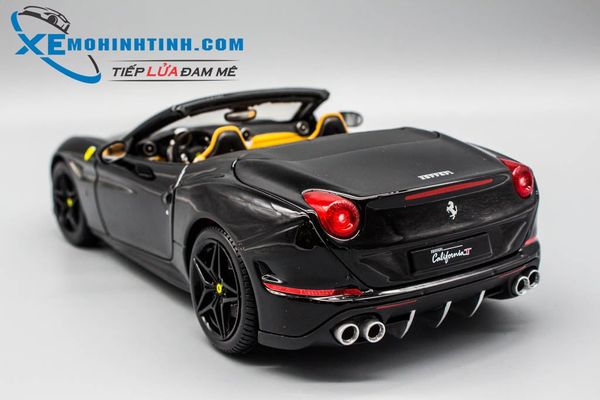 Xe Mô Hình Ferrari California T Special Mui Trần 1:18 Bburago (Đen)
