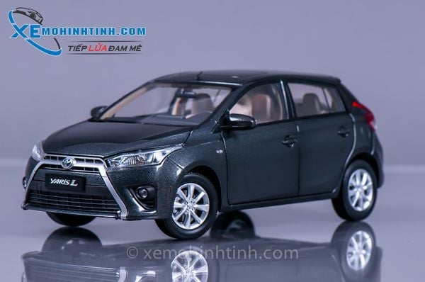 XE MÔ HÌNH TOYOTA YARIS 1:18 PAUDI (XÁM)