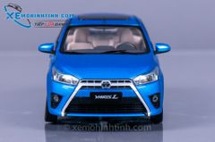 XE MÔ HÌNH TOYOTA YARIS 1:18 PAUDI (XANH DƯƠNG)