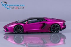 XE MÔ HÌNH LAMBORGHINI AVENTADOR LP700 1:18 WELLY-FX (TÍM)