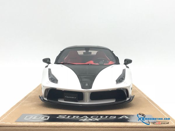 Ferrari 488 4XX Siracusa Mansory JUC 1:18 (Trắng)