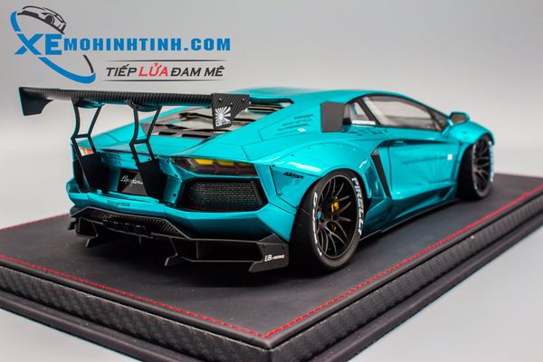 Xe Mô Hình Lamborghini Aventador Lb 1:18 Resin (Xanh)