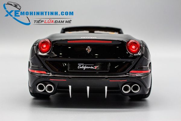 Xe Mô Hình Ferrari California T Special Mui Trần 1:18 Bburago (Đen)