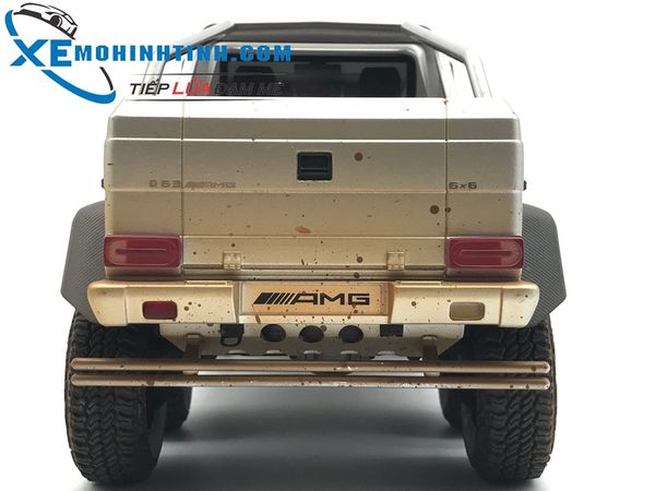 Xe Mô Hình Mercedes-Benz G63 Amg 6X6 1:18 Autoart (Bạc)