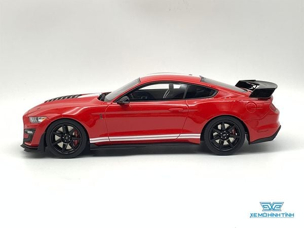 Xe Mô Hình FORD Mustang Shelby GT500 2020 Race Red Car Model Collection Car 1:18 GTSpirit ( Đỏ )