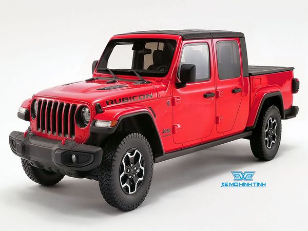 Xe Mô Hình Jeep Gladiator Rubicon Firecracker 2019 1:18 GTSpirit ( Đỏ )