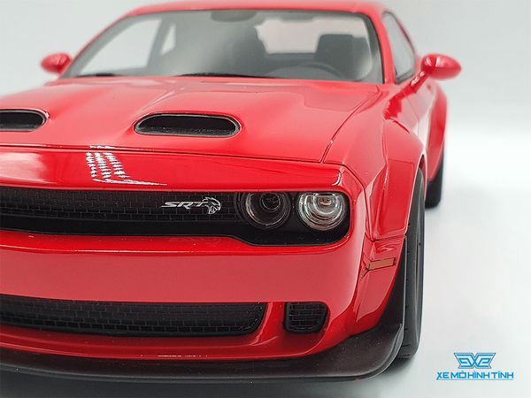 Xe Mô Hình Dodge Challenger SRT Super Stock Limited Editon 2019 1:18 GTSpirit ( Đỏ )