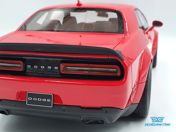 Xe Mô Hình Dodge Challenger SRT Super Stock Limited Editon 2019 1:18 GTSpirit ( Đỏ )