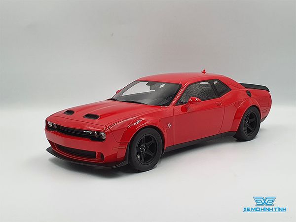 Xe Mô Hình Dodge Challenger SRT Super Stock Limited Editon 2019 1:18 GTSpirit ( Đỏ )