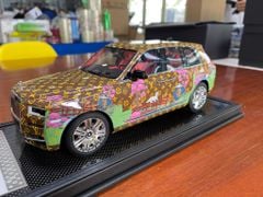 Xe Mô Hình Rolls Royce Cullinan Christmas Special Version x LV 1:18 VIP Models ( Limited 06 / 99 )