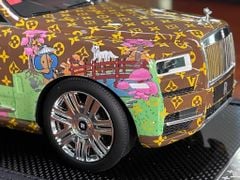 Xe Mô Hình Rolls Royce Cullinan Christmas Special Version x LV 1:18 VIP Models ( Limited 06 / 99 )