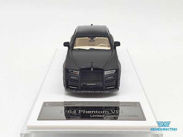 Xe Mô Hình Rolls Royce Phantom VIII Limited 1:64 VMB ( Đen )