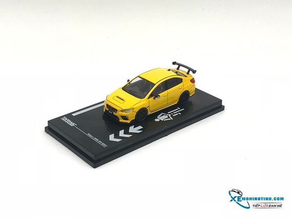 Xe Mô Hình Subaru WRX STi S207 1:64 Tarmac Works ( Vàng )