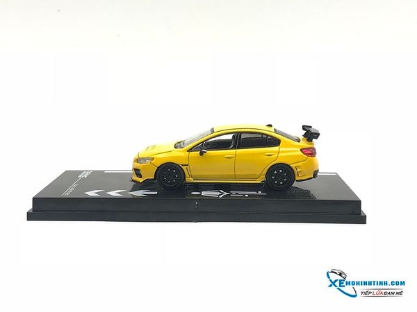 Xe Mô Hình Subaru WRX STi S207 1:64 Tarmac Works ( Vàng )